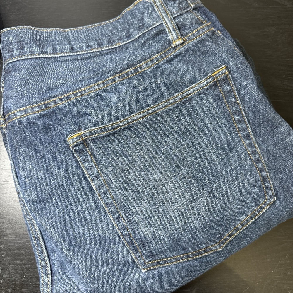 Gap 1969 Jeans Mens‎ 34x34 Fits 36x31 Dark Wash Relaxed Fit Straight Leg Denim